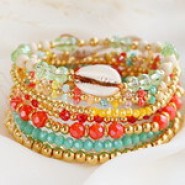 New 4 April - Top faceted beads in cheerful summer colors